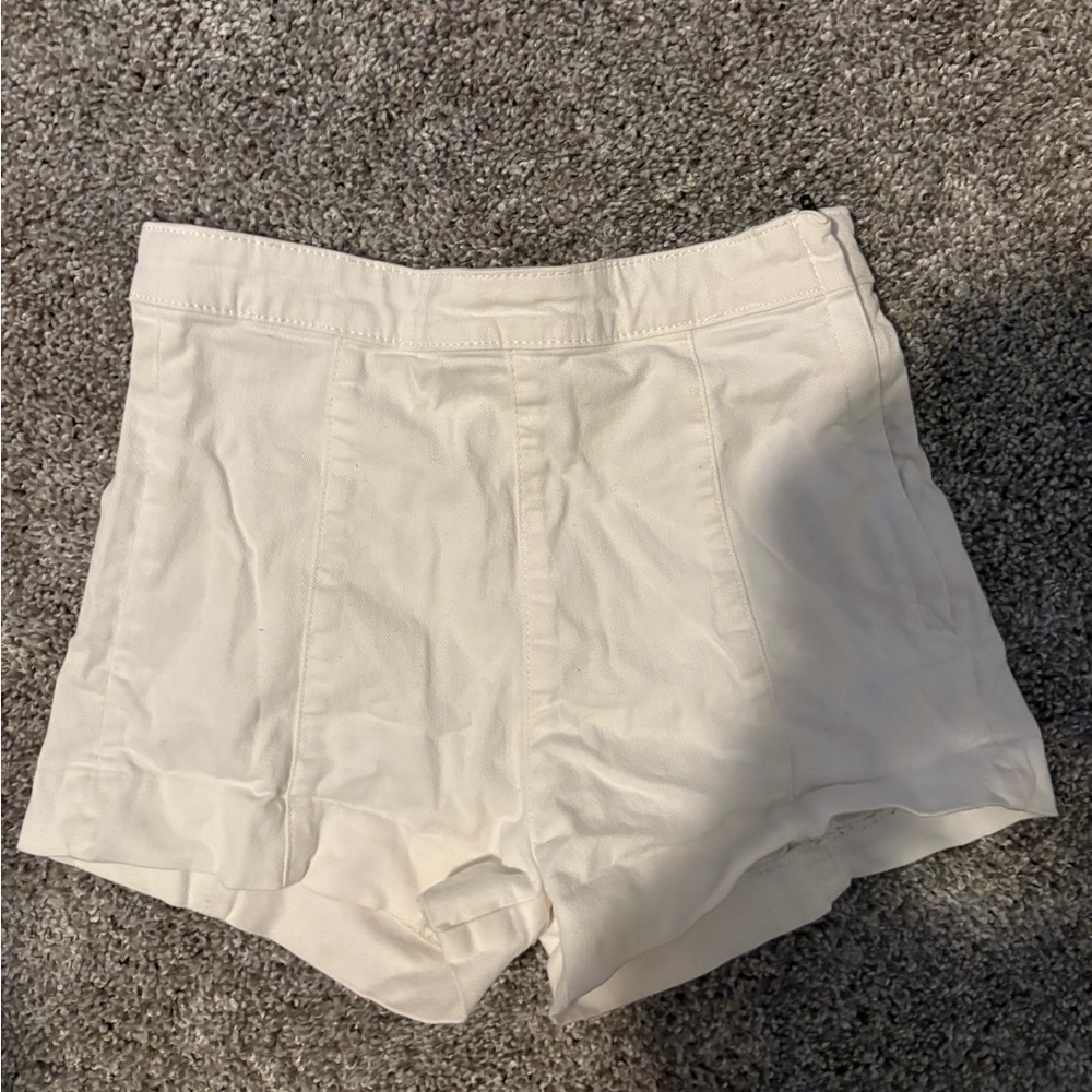 Women's White Shorts